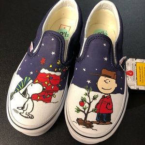 Vans Classic Slip On Peanuts Charlie Tree